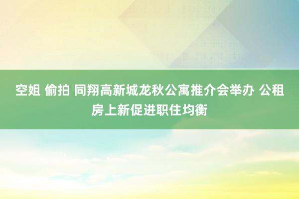 空姐 偷拍 同翔高新城龙秋公寓推介会举办 公租房上新促进职住均衡