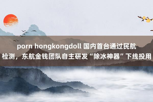 porn hongkongdoll 国内首台通过民航检测，东航金钱团队自主研发“除冰神器”下线投用